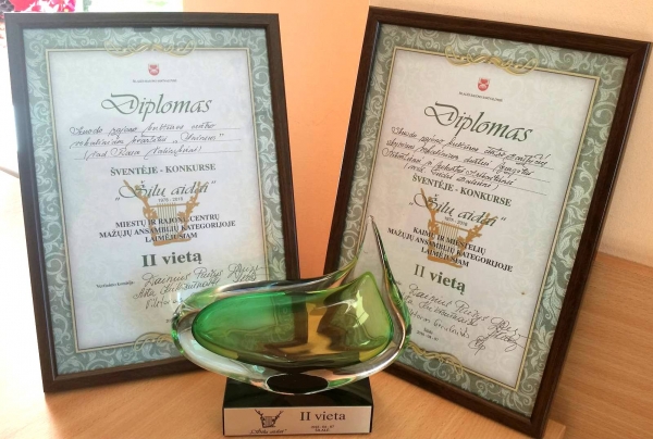 Iš konkurso grįžo su prizinėmis vietomis